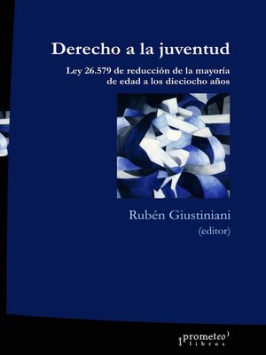 cover image of Derecho a la juventud